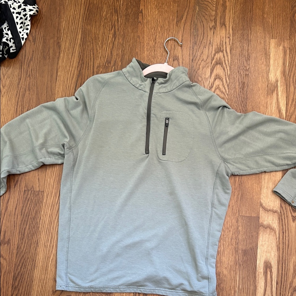 PREMIER Men's green Pullover Jacket
